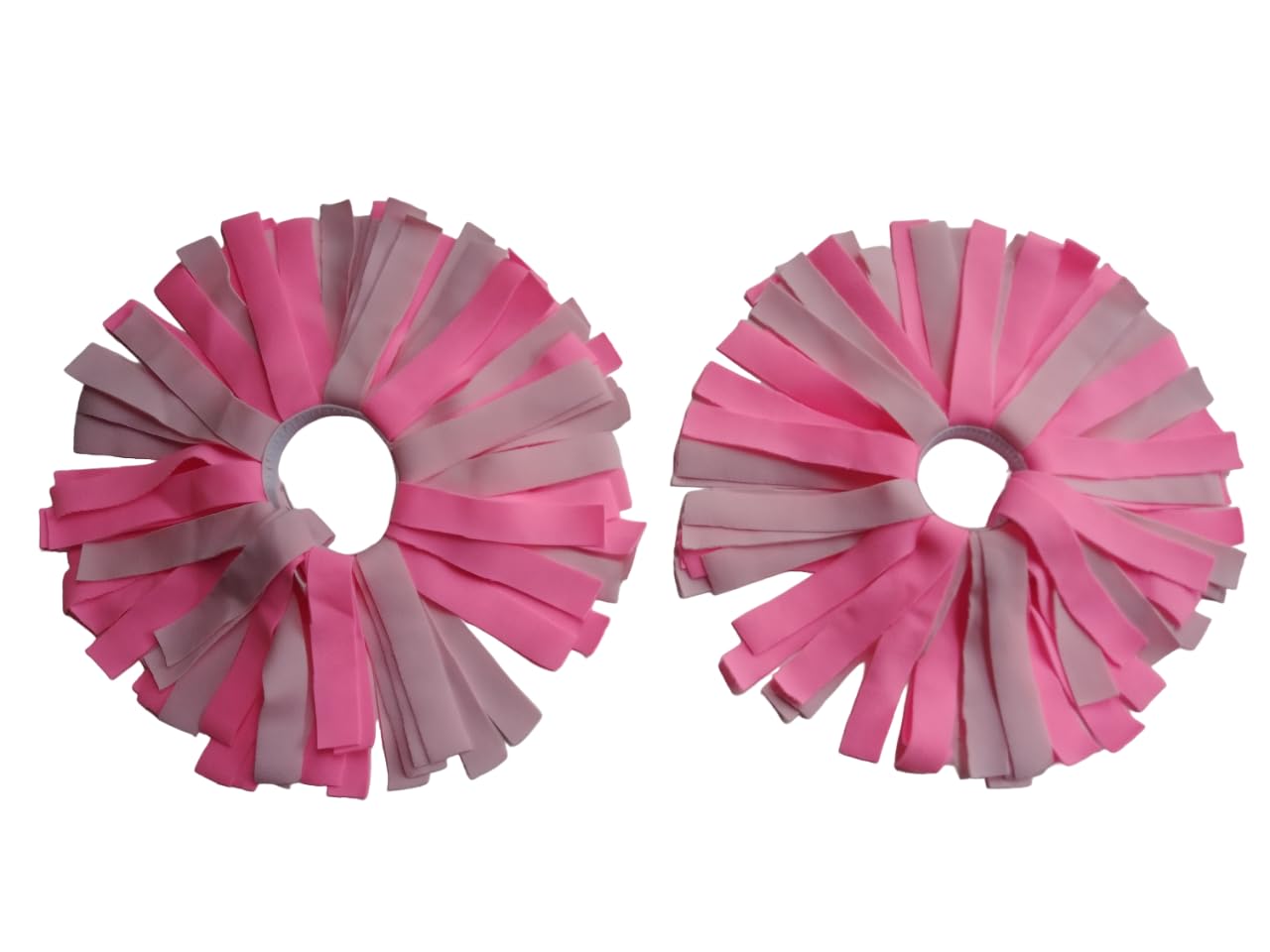 Creative Brands Pom Pom Luggage ID Tags, Pack of 2 (Pink/Light Pink)