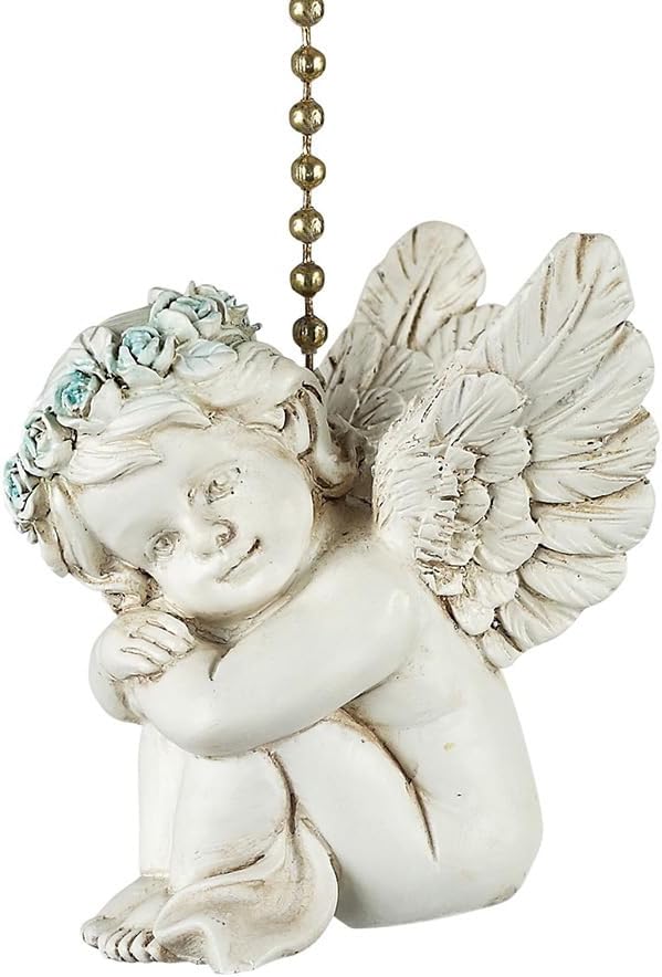 Clementine Designs Cherub Ceiling Fan Pull Chain Light Decorative Extension