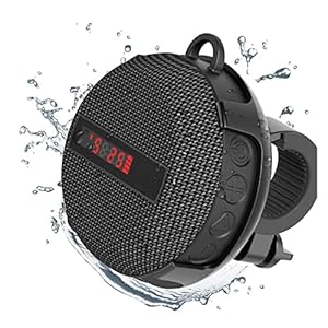 Draagbare Bluetooth-luidspreker for Motorfiets Draadloze Fietsluidspreker met Luid Sound Bluetooth 5.0 IP65 Waterdichte buitenspreker Draagbare luidspreker