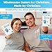 The Christian Meme Game for Family Fun– Clean, Hilarious Bible Game with 75 Memes & 360 Faith-Based Captions – Family Meme Game, Christian Gift for Teens & Adults 10+, & Youth Group Bible Card Game