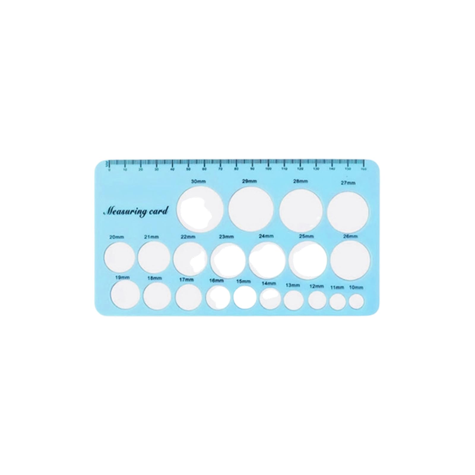 2pcs Silicone Nipple Ruler & Flange Sizer Clear Millimeter Markings for Lactation Comfort & Proper Fit Silicone Nipple Measuring Tool