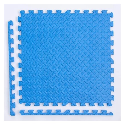 Estera protectora de suelo para fitness Tapete de fitness tipo rompecabezas de 4 a 20 piezas, baldosas de espuma EVA entrelazadas for gimnasio en casa(Blue-30x30cm,12PCS)