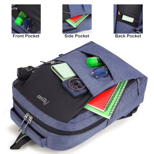 Image of IRMAO Large Capacity Classic Fashion Multi Functional Business Backpack Durable Daily Waterproof Travel Laptop Backpack (RE VERSE)