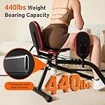 ERGOLIFE 6 Resistances Hip Abduction Machine for Home Office Inner Thigh Exercise Equipment Glute Training Machine for Sedentary/Postpartum Recovery - Image 4