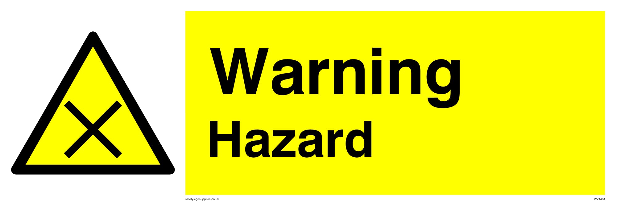 Warning Hazard Sign - 300x100mm - L31
