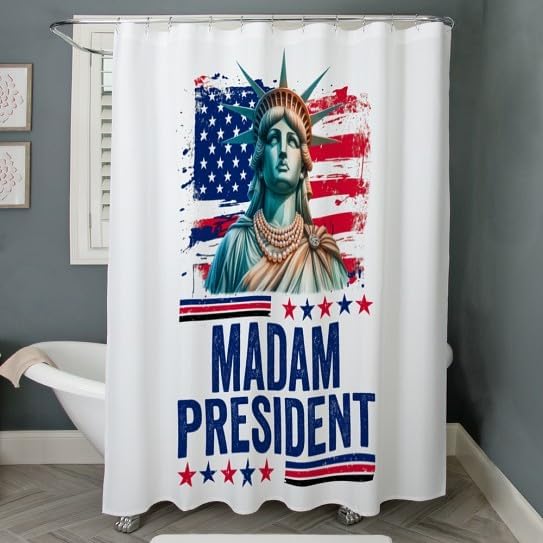CafePress Madam President Decorative Fabric Shower Curtain