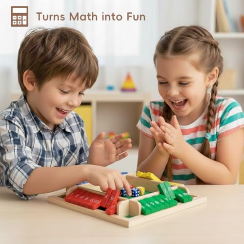 Shut The Box Juego de Mesa de Madera para 2 a 6 Jugadores miniatura 5