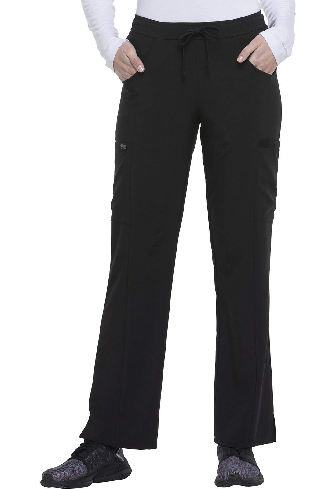 Dickies EDS Essentials Scrubs for Women, Drawstring Cargo Scrub Pants with Four-Way Stretch and Moisture Wicking DK010