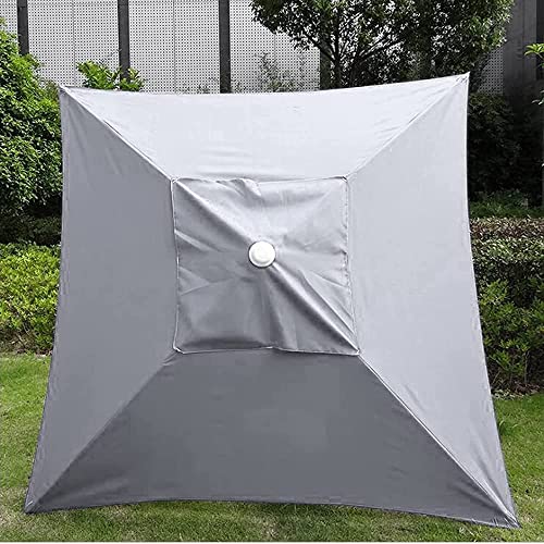Housse de parasol 2x2m imperméable verte pour mât standard ou déporté - 5