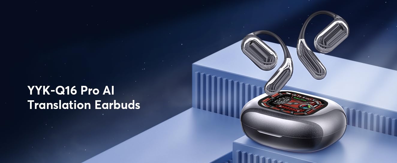 Amazon.com: JUNJIEUNVO Q16PRO AI Wireless Translation Earbuds with