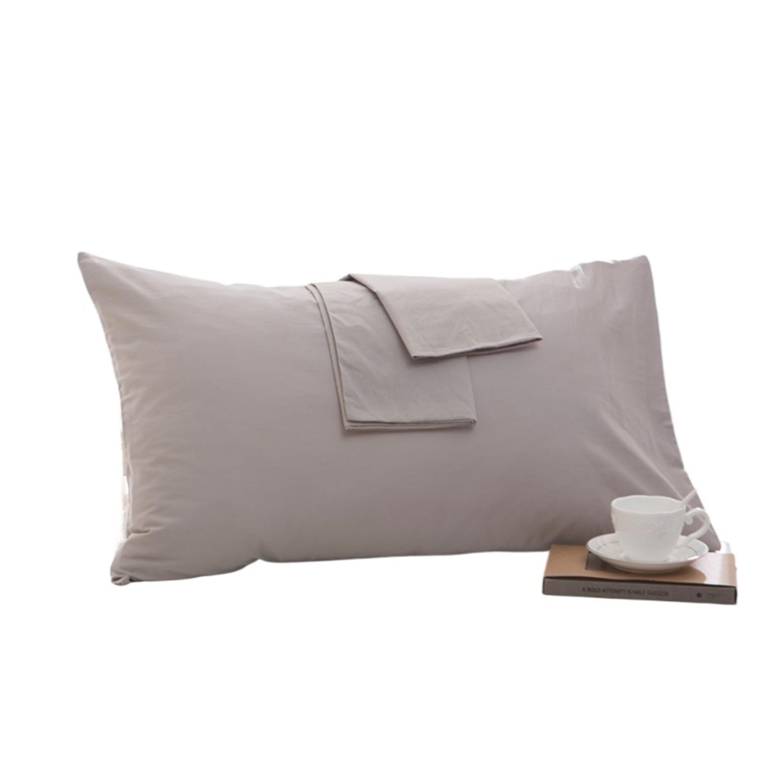 Taie d'oreiller en soie 50x70 housse coussin enveloppe literie ménage 2 pièces