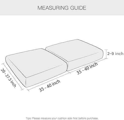 Miniatura 9 de Yates Home Funda de cojín de piel sintética para sofá, funda elástica impermeable para silla de caravana, funda protectora de muebles de sofá