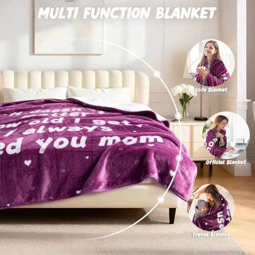 Couverture en flanelle de qualité supérieure pour anniversaire maman - 6