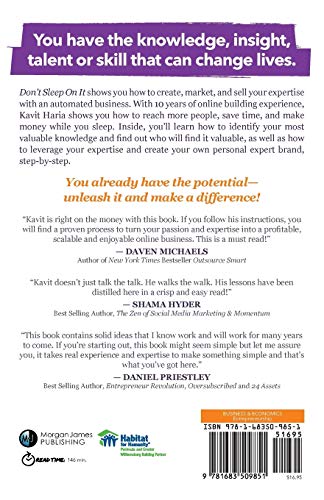 Don't Sleep on It: Turn Your Passion & Expertise Into a Profitable Online Business