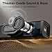 Monster S220 Bluetooth Soundbar for TV, Bluetooth 5.4 Sound Bar, 2.0CH with Dual Bass Diaphragm, All-in-one Home Theater Speakers, Compact, AUX/USB/TF Card Connection for TV/PC/Gaming/Projectors