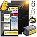 Produktbild Solakon® 1680W Balkonkraftwerk 1600W komplett Steckdose - Balkonkraftwer mit Speicher & 800/600Watt Wechselrichter - Solaranlage Komplettset mit 4x420W Solarpanel & 1,6kWh Speicher für Balkonkraftwerk