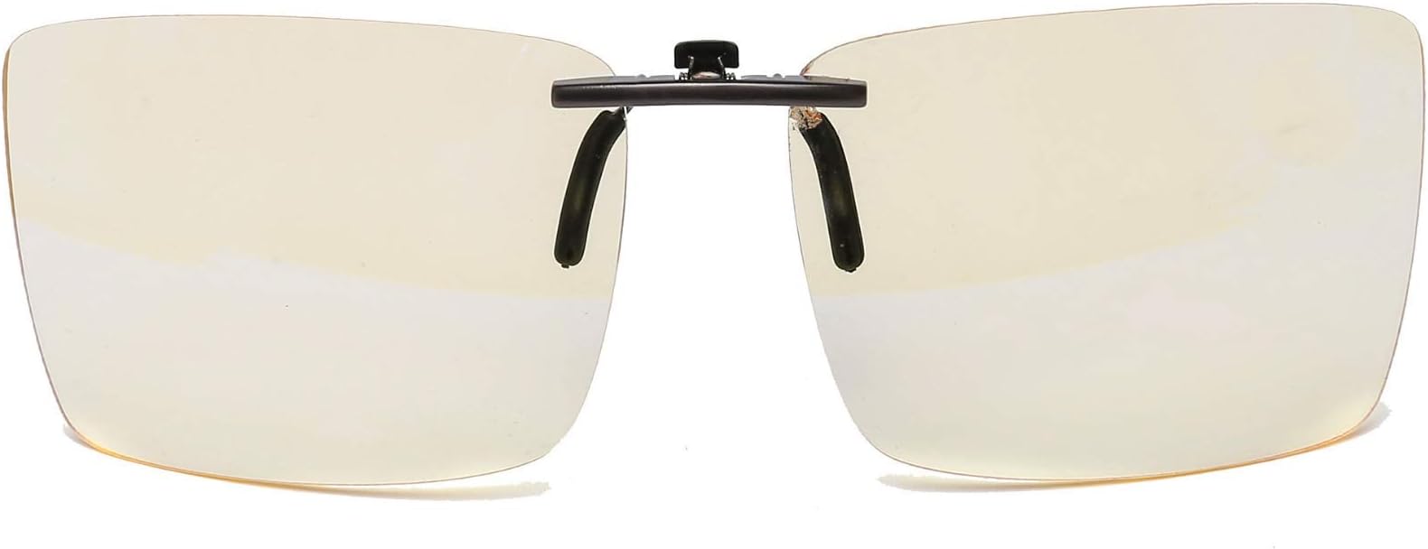 Vyzia Blue Light Blocking Clip-on Computer Lenses for Women and Men | Fits Over Glasses | Reduce Eye Strain, and Sleep Better | Anti-Blue Light Filter Clip for Dry Eyes Relief, and Digital Screens Use