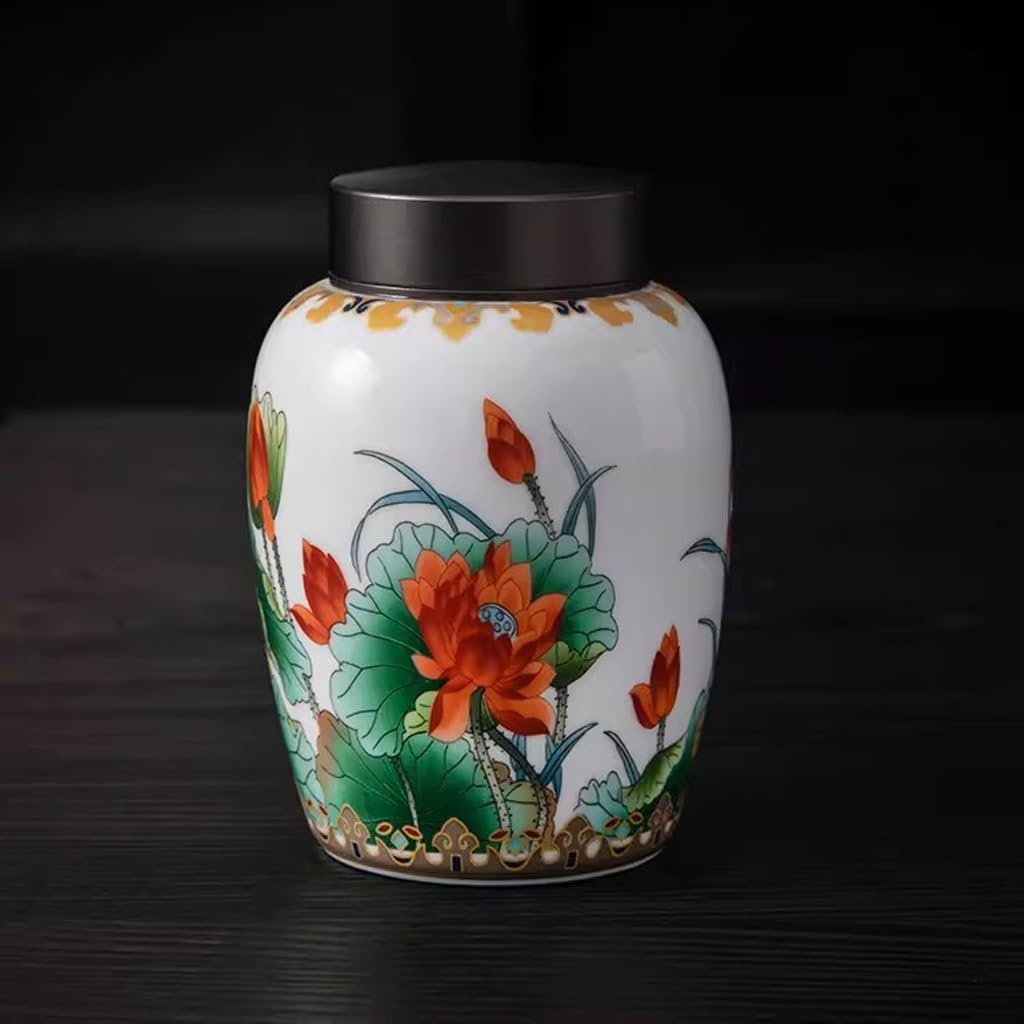 Herbata do przechowywania herbaty może, Herbata w puszce Chińskie puszki na herbatę Domowe ceramiczne puszki na herbatę Uszczelnione butelki Przechowywanie herbaty Pu'er Puszki na herbatę Pudełko do p
