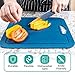 Silicone Chopping Board, Flexible & Non-Slip Cutting Mat for All Types of Food Prep, Kitchen Cutting Board with Honeycomb Non-Skid Grips, Grade A Silicone, Square-Shaped, Green - Fresh Menu Kitchen
