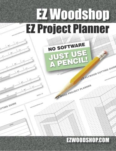 EZ Woodshop Project Planner: Woodworking Planner, Letter Size, 156 Pages