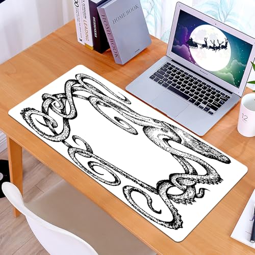 KDWJS Tappetino per mouse XXL Speed Gaming – 90x40 cm – XXL Mousepad – base antiscivolo – migliora la precisione e la velocità – Decorazione a forma di polpo, polpo gigante Kraken con grandi tentacol KDWJS Tappetino per mouse XXL Speed Gaming – 90x40 cm – XXL Mousepad – base antiscivolo – migliora la precisione e la velocità – Decorazione a forma di polpo, polpo gigante Kraken con grandi tentacol