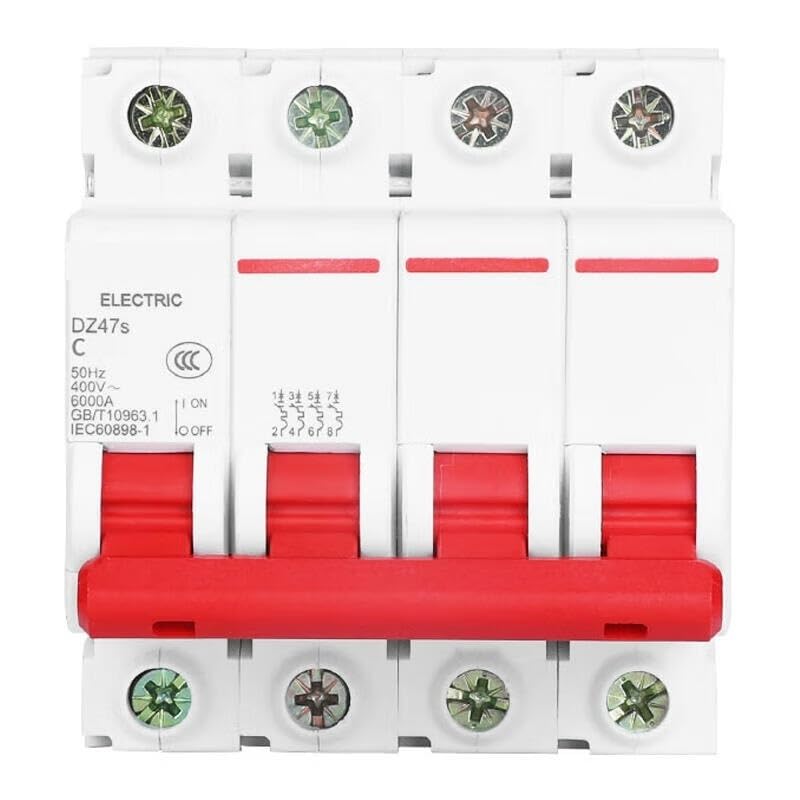 Disjoncteur DZ47s courbe C protection tétrapolaire 40A haute sensibilité