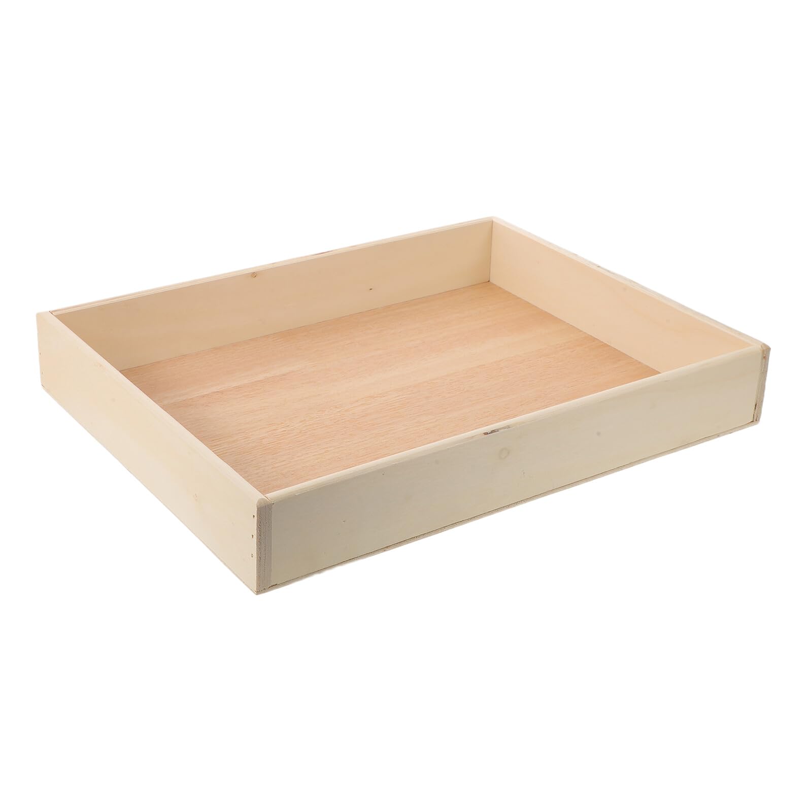 Bandeja de Madera Zen Japonesa para Escritorio 40x30x6 Cm, Bandeja de Arena Montessori para Meditación y Manualidades, Accesorios de Jardín Zen Compacta para Oficina y Hogar