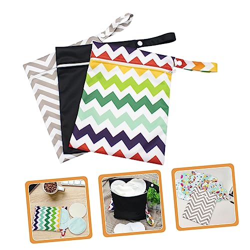Set de 3 bolsas para pañales lavables con cierre resistente miniatura 7