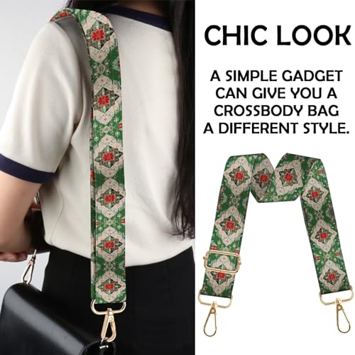 Image of Purse Strap Crossbody Shoulder Canvas Straps 1.5 inch Wide Replacement Adjustable Aesthetic Cute for Women Girls Bag
