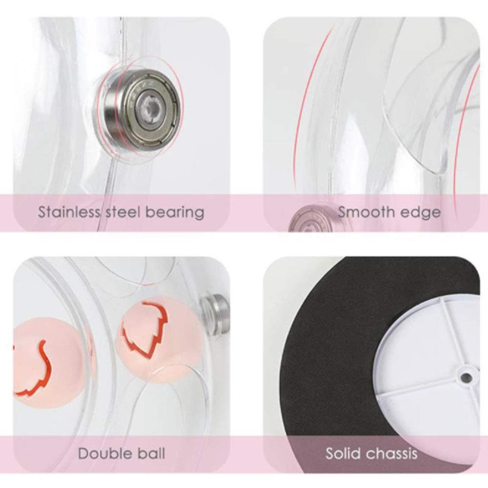 Katzenspielzeug Interactive Cat Ball Spielzeug, 360 ° Raum Spinning Ball Spielzeug Roller Katzenspielzeug, Lustiges Katzenspielzeug Mit Bell Ball Für Katzen Pet Kitten Physical Exercise Chaser