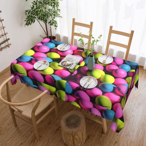 Nappe rectangulaire tennis rouge pour protéger et décorer vos tables - 2