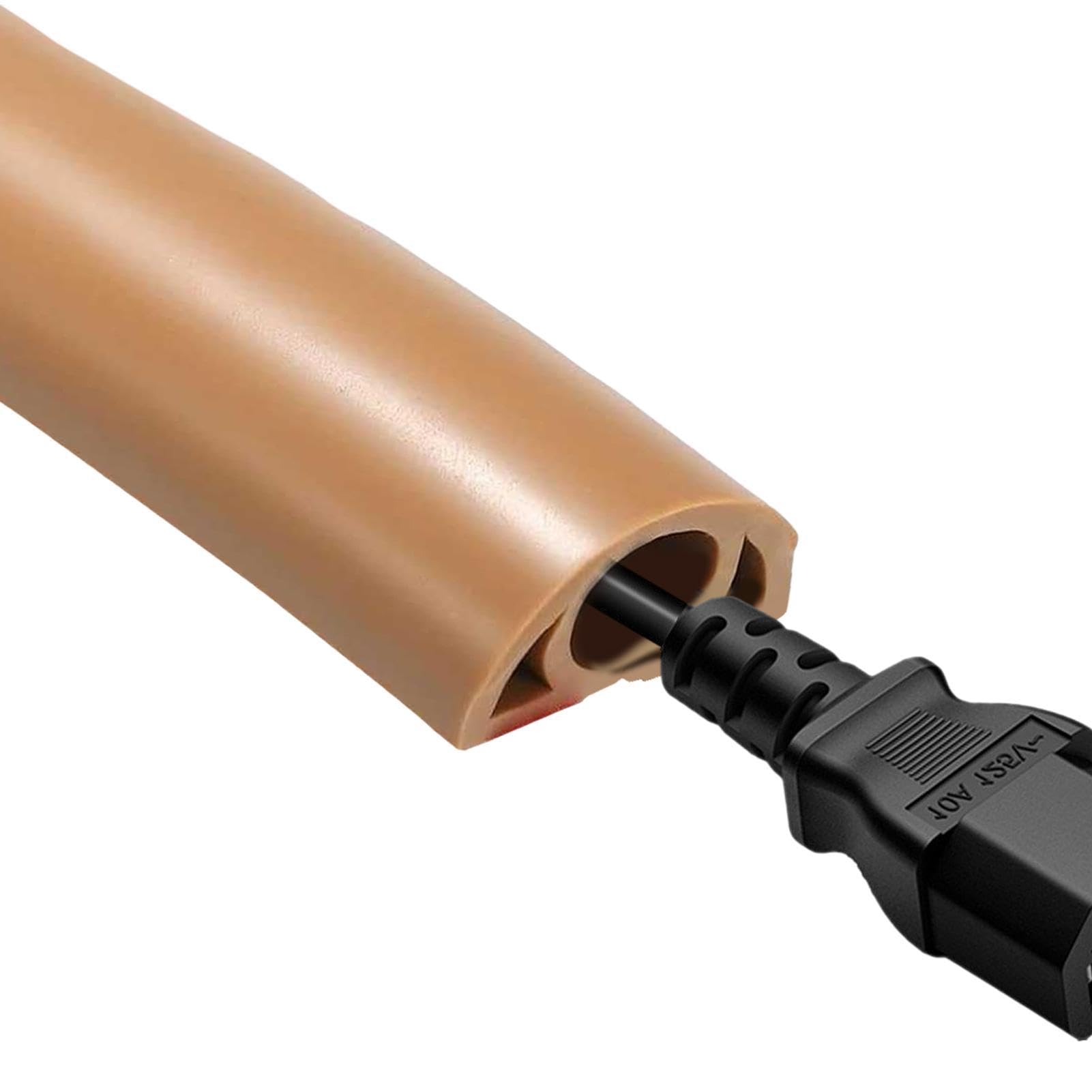 Flexible conducto de alambre para oficina con protector de cable autoadhesivo 8