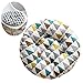 Dravem Galette de Chaise Ronde - 1 Pcs - D 45 cm - Coussin Oussin d'assise Pad Tatami Coussin pour Home Voiture Chaise de Bureau, Coussin d'assise Coussinets