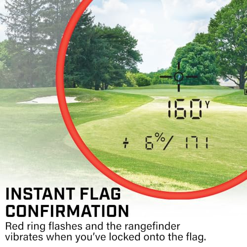 Image of Bushnell Golf Tour V6 Shift Laser Rangefinder with Slope Compensation, 1300-Yard Range, Flag Lock Vibration, Magnetic Cart Mount, 6X Magnification, Waterproof - Tournament Legal