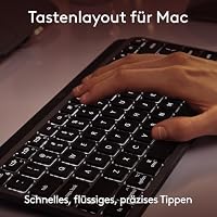 Logitech MX Keys Mini für Mac – minimalistische kabellose Tastatur – Ansicht 2