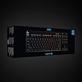 Logitech G PRO Tastiera gaming meccanica, ultraportatile senza tastierino numerico, cavo micro-USB rimovibile, tasti con retroilluminazione RGB LIGHTSYNC da 16,8M di colori, US Intl, PC/Mac - Nero - 9