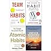Price comparison product image Team Habits, The Power of Habit, Atomic Habits & UnF#ck Morning Miracle Habits 4 Books Collection Set