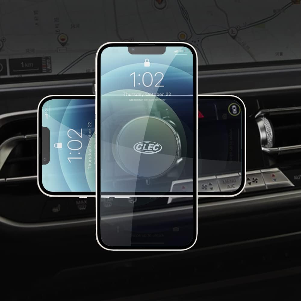 BEERTE Car Phone Holder fit for BMW X5 X6 2019-2023,BMW X7 2019-2022,Strong Magnetic Phone Mount 360-degree Rotatable and Adjustable,Safe and Convenient Phone Navigation for 4-7 inches Smartphone