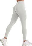 YEOREO Christiy Leggings d'entraînement de butte cachée pour les femmes sans couture Haut Rise V-Waistband 24" Pantalons de yoga athlétique Impact