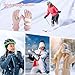 Women's Winter Thermal Touchscreen Gloves, Waterproof Skiing Gloves for Outdoor Activities, 1 Pair