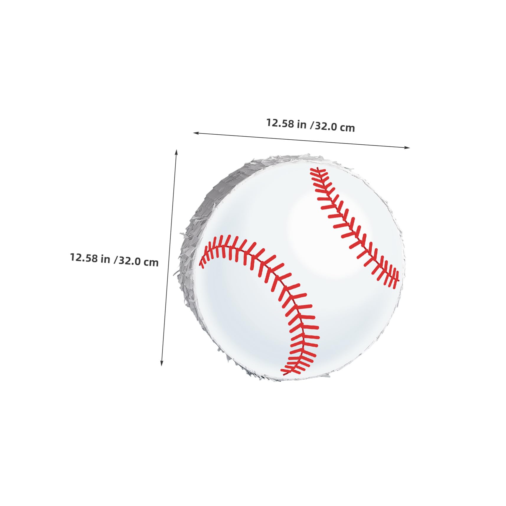 Abaodam Piñata de Béisbol para Fiestas Infantiles Divertido con Bate y Máscara Rellenable y Colgante Decoración Temática Deportiva para Cumpleaños y Shower