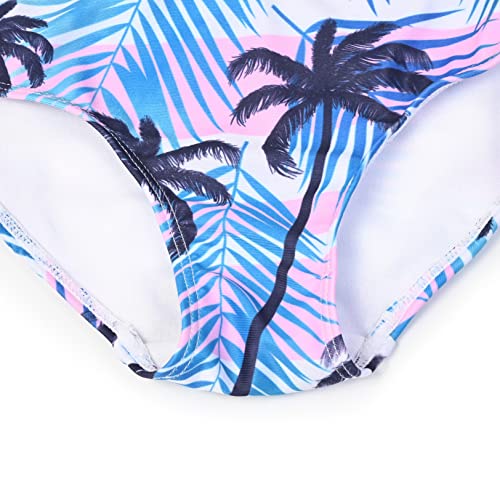 Image of Perfashion Girls' Two-Piece Swimsuits Tankini Sets Swimwear Bathing Suit Beach Sport