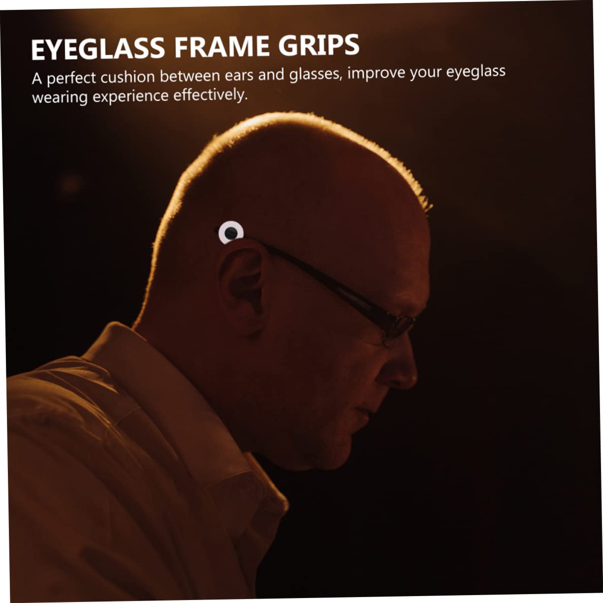 Mikikit 30 Pairs Anti-slip Ear Hooks for Boys and Girls Glasses Eyeglass Retainer Leg Sleeves Non-slip Glasses Accessories