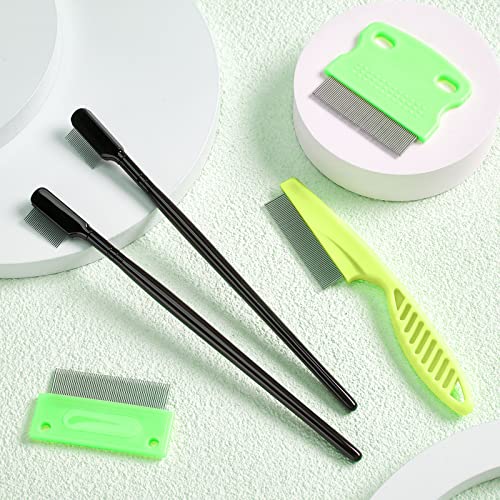 5-Pieces-Dog-Eye-Combs-Tear-Stain-Remover-Combs-Pet-Grooming-Comb-for-Small-Dogs-Gently-Removing-Eye-Mucus-and-Crust-Green-Black 5 Pieces Dog Eye Combs Tear Stain Remover Combs Pet Grooming Comb for Small Dogs Gently Removing Eye Mucus and Crust (Green, Black) - Image 6