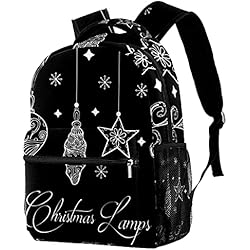 Lamparas Con Botellas Para Navidad Mochilas de viaje de campus, lámparas de Navidad con soporte para botellas para niñas y niños