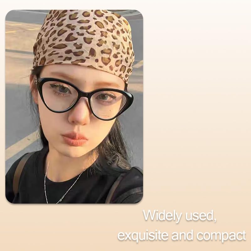 ShiQiao Spl Head Hair Scarf for Women Ponytail Holders Cheetah Print Headwraps Silk Leopard Print Head Scarf for Women Kerchief Elastic Hair Ties Cheetah Print Bandana Head Wrap Head Headscarf3