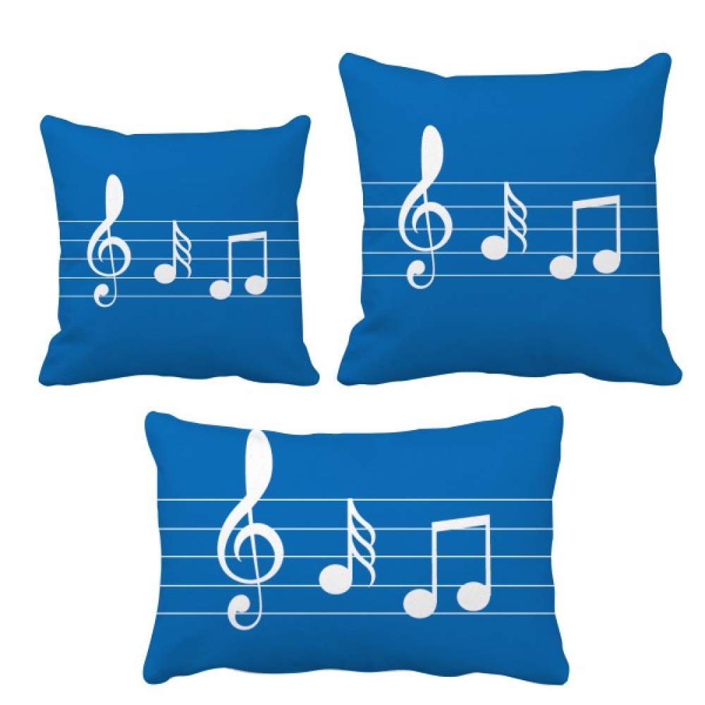 Oreiller pour canapé lot de 5 Music DIYthinker coussin déco
