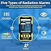 Nuclear Radiation Detector GQ GMC-800 USA Design Product US National Standard Large Color LCD Display 5 Alarm Types Dosimeter Data Save & Global Share Beta Gamma X-ray Portable Multifunction Device