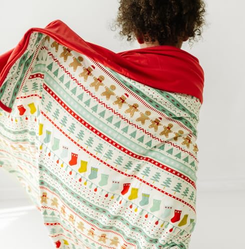 Image of Little Sleepies Holiday Cloud Blanket, 50 inch x 50 inch, Large, Fair Isle