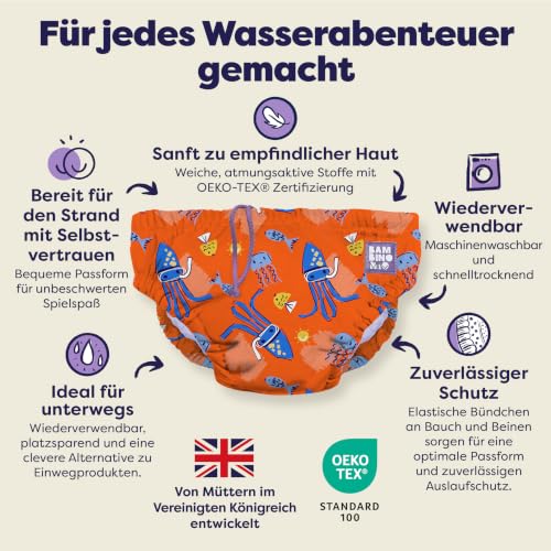 Bambino Mio Wiederverwendbares Schwimmhöschen (7–9 kg), Alter: 6–12 Monate – Ansicht 3